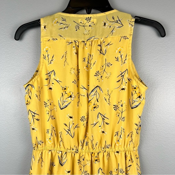 Yellow Floral Sundress Size XS Travel Resort Vacation Bloomcore Maurices Summer - Picture 8 of 10